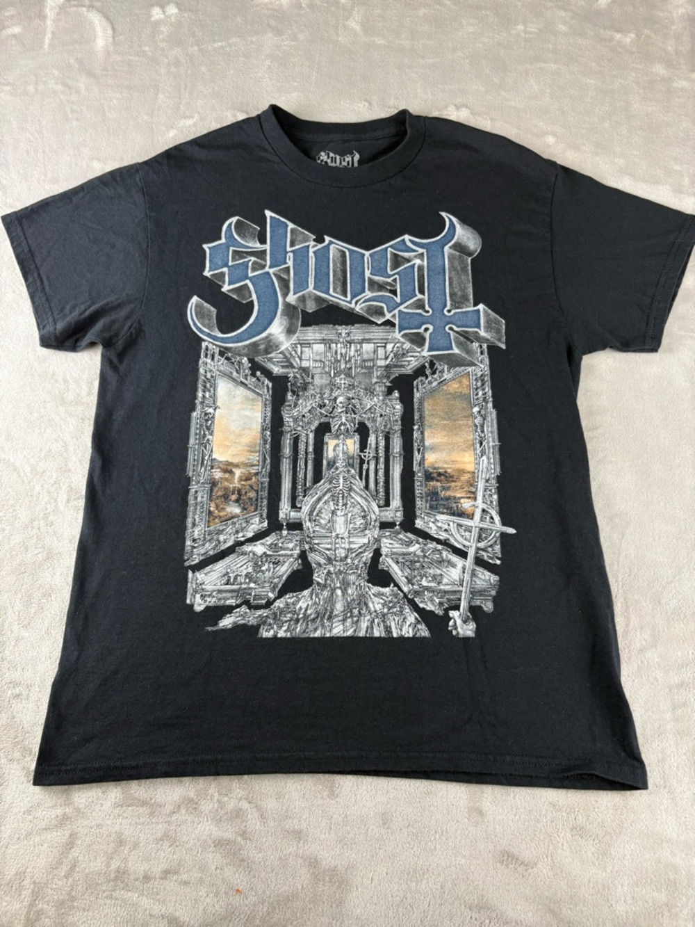 Ghost Band T-shirt Medium Black 2023‎ Licensed Graphic Tee Metal Tour Shirt